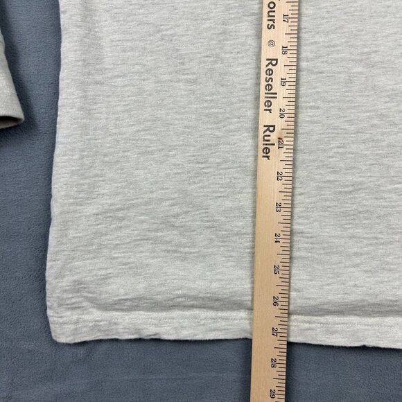 Guideboat Co Reliance Garments Shirt Mens Large Off White Henley Rowing - Picture 9 of 10